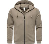 Ragwear Herren Sweatjacke Leichter Herbst Pullover Hoodie mit Verstellbarer Kapuze Wernons Dusty Olive Gr. M