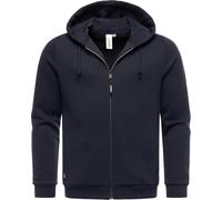 Ragwear Herren Sweatjacke Leichter Herbst Pullover Hoodie mit Verstellbarer Kapuze Wernons Navy Gr. L