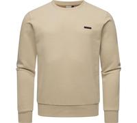 Sweater RAGWEAR "Indie", Herren, Gr. XXXL (58), beige (sand), Sweatware, 70% Baumwolle, 30% Polyester, gerade hüftlang, Rundhals, Ärmel ohne Ärmelschlitz Rippbündchen, Sweatshirts Sweater, Cooler Basi