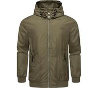 Ragwear Herren Übergangsjacke leichte Jacke kurz mit Kapuze Stewie II Dark Olive Gr. M