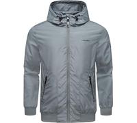 Ragwear Herren Übergangsjacke leichte Jacke kurz mit Kapuze Stewie II Grey Gr. XL