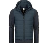 Steppjacke RAGWEAR "Doryan Mel", Herren, Gr. M (50), blau (dunkelblau), Obermaterial 1: 100% Polyester, Obermaterial 2: 100% Polyester, Innenmaterial: 100% Polyester, Innenfutter: 100% Polyester, Watt