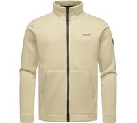 Sweatjacke RAGWEAR "Fabbian Collar" Gr. L (52), beige (ecru) Herren Sweatjacken (31967015-L)