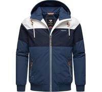 Ragwear Herren warme Kurze Winterjacke wasserdicht und atmungsaktiv mit Kapuze Jayce YOUMODO Navy Gr. XXL