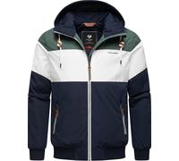 Ragwear Herren warme Kurze Winterjacke wasserdicht und atmungsaktiv mit Kapuze Jayce YOUMODO Pine Green Gr. S