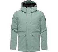 Ragwear Herren warme wasserdichte Winterjacke kurz mit Kapuze Mr Them YOUMODO Dusty Green25 Gr. XXL