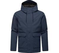 Ragwear Herren warme wasserdichte Winterjacke kurz mit Kapuze Mr Them YOUMODO Navy Gr. M