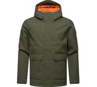 Winterjacke RAGWEAR "Mr Them", Herren, Gr. S (48), grün (flaschengrün), Obermaterial: 100% Polyester, Innenfutter: 100% Polyester, Wattierung: 100% Polyester, casual, gerade hüftbedeckend, hoch geschl