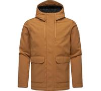 Winterjacke RAGWEAR "Mr Them", Herren, Gr. L (52), braun (dunkelbraun), Obermaterial: 100% Polyester, Innenfutter: 100% Polyester, Wattierung: 100% Polyester, casual, gerade hüftbedeckend, hoch geschl