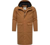 Ragwear Herren Warmer wasserdichter Wintermantel lang mit Kapuze Mr Them Long YOUMODO Brown Sugar Gr. L