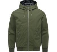 Ragwear Herren wasserdichte leichte Jacke kurze Übergangsjacke atmungsaktiv mit Kapuze Stuartt Summer YOUMODO S-6XL