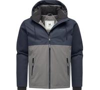 Ragwear Herren wasserdichte leichte Winterjacke Kurze Jacke mit Abnehmbarer Kapuze Roaan Navy Gr. XL