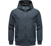Outdoorjacke RAGWEAR "Tyller Bonded", Herren, Gr. XL (54), blau (navy), Obermaterial: 100% Polyester, Innenfutter: 100% Polyester, Basic, gerade hüftbedeckend, hoch geschlossener Ausschnitt, Langarm Ä
