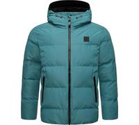 Steppjacke RAGWEAR "Norg", Herren, Gr. M (50), blau (ocean), Obermaterial: 100% Polyester, Innenfutter: 100% Polyester, Wattierung: 100% Polyester, Basic, gerade hüftbedeckend, hoch geschlossener Auss