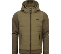 Steppjacke RAGWEAR "Doryan", Herren, Gr. M (50), gelb (gelbgrün), Obermaterial 1: 98% Nylon, 2% Elasthan, Obermaterial 2: 100% Polyester, Innenfutter: 100% Polyester, Wattierung: 100% Polyester, casua