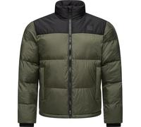 Ragwear Herren Winterjacke warme Steppjacke wasserdicht im angesagten Retro-Colourblocking-Look Stafen YOUMODO Dark Olive Gr. 3XL