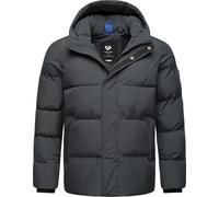 Ragwear Herren Winterjacke warme Steppjacke wasserdicht mit Verstellbarer Kapuze Walby YOUMODO Dark Grey Gr. M