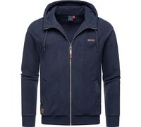 Ragwear Herren Zip-Hoodie Fleecejacke Kapuzenjacke Natte Zip Fleece Navy Gr. M