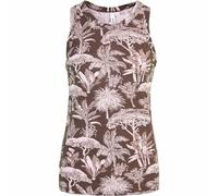 Ragwear Julyana Print Tank Top Damen (DE/NL/SE/PL, Alphanumerisch, M, Regular, Regular, Dark Choco)