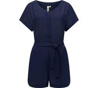 Ragwear Damen kurzer Sommer Jumpsuit Bodysuit mit Taillenband Salwin Solid YOUMODO Midnight Gr. XXL