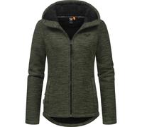 Ragwear Kapuzenstrickjacke Lyshka Melange für Damen - XL