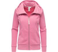 Ragwear Kapuzensweatjacke Damen rosa, XL