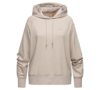Kapuzensweatshirt RAGWEAR "Tonna" Gr. 4XL (48), weiß (bone) Damen Sweatshirts (91338908-4XL) bone