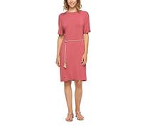 Ragwear KASS Damen Frauen Kurzarmkleid,Kleid,Freizeitkleid,Sommerkleid,Shirtkleid,Kurzarm,Taillengürtel,Regular Fit,Rose (4041),L