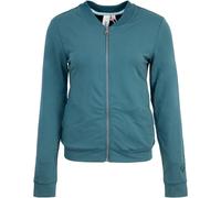 Sweatjacke RAGWEAR "KENIANE", Damen, Gr. L, ocean grün, Sweatware, Obermaterial: 67% Polyester, 28% Viskose, 5% Elasthan, unifarben, normal, Rundhals, Sweatjacken Sweatjacke, Unbrushed mit Viskoseante