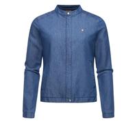 Kurzjacke RAGWEAR "Malawi Denim" Gr. L (40), blau (denim) Damen Jacken (88454235-L) denim