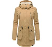 Kurzmantel RAGWEAR "Ellsa YOUMODO", Damen, Gr. S (36), camelfarben, Obermaterial: 100% Polyester; Innenfutter: 100% Polyester; Wattierung: 100% Polyester, tailliert ca. Mitte Oberschenkel, hoch geschl