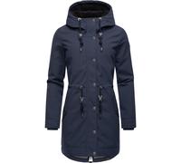 Kurzmantel RAGWEAR "Canny Canvas" Gr. M (38), blau (navy) Damen Mäntel (41713009-M) navy
