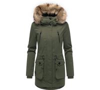 Kurzmantel RAGWEAR "Ellsa B YOUMODO", Damen, Gr. L (40), olivgrün, Obermaterial: 100% Polyester; Innenfutter: 100% Polyester; Wattierung: 100% Polyester, tailliert ca. Mitte Oberschenkel, eng Bündchen