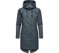 Wasserdichter oversized Übergangsparka mit Kapuze "Rejany" Dark Grey XL