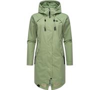 Ragwear langer wasserdichter oversized Damen Übergangsmantel Parka mit Kapuze Rejany YOUMODO Dusty Green Gr. XXL