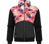 Fleecejacke RAGWEAR "Madaras Flower" Gr. 4XL (48), rot (coral) Damen Jacken (48634251-4XL) coral