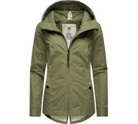 Ragwear leichte Damen Übergangsjacke kurz Outdoor-Jacke wasserdicht Parka mit Kapuze Monade Übergang YOUMODO Olive24 Gr. M