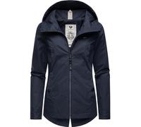 Ragwear leichte Damen Übergangsjacke kurz Outdoor-Jacke wasserdicht Parka mit Kapuze Monade Übergang YOUMODO Navy24 Gr. 4XL
