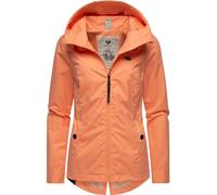 Ragwear leichte Damen Übergangsjacke kurz Outdoor-Jacke wasserdicht Parka mit Kapuze Monade Übergang YOUMODO Peach24 Gr. XXL