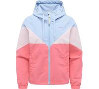 Ragwear leichte Damen Übergangsjacke kurz Regenjacke wasserdicht (Wassersäule: 11.000 mm) Bomberjacke mit Kapuze Rochele YOUMODO Pink26 Gr. S