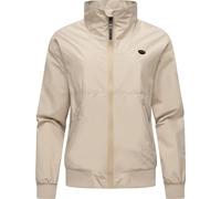 Outdoorjacke RAGWEAR "Goona", Damen, Gr. XS (34), beige (sand), Obermaterial: 100% Polyester, Innenfutter: 100% Polyester, sportlich, lässig geschnitten hüftbedeckend, hoch geschlossener Ausschnitt, L