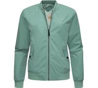 Ragwear leichte Damen Übergangsjacke Wendejacke Kurze Oversize-Bomberjacke wasserdicht 2-in-1-Jacke Joom YOUMODO Ocean Green Gr. M