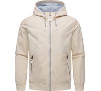 Ragwear leichte Herren Übergangsjacke kurze wasserdichte Funktionsjacke mit Kapuze Perci YOUMODO Beige Gr. S