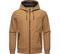 Ragwear leichte Herren Übergangsjacke kurze wasserdichte Funktionsjacke mit Kapuze Perci YOUMODO Brown Sugar Gr. L