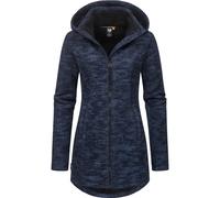 Longstrickjacke RAGWEAR "Leysha Melange" Gr. XL (42), blau (navy) Damen Strickjacken (22812119-XL) navy