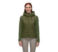 Ragwear LUCINDA Damen Frauen Funktionsjacke,Zip Hoodie,Sweatjacke,Stehkragen,Seitentaschen,Grün,L