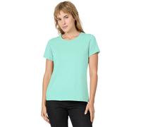 Kurzarmshirt RAGWEAR "MINTTA", Damen, Gr. L, lagoon grün, Jersey, Obermaterial: 50% Baumwolle, 50% Polyester, unifarben, normal, Rundhals, Shirts, Klassischer Fit aus Single Jersey mit softem Finish (