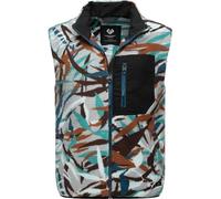 Ragwear modische Herren Fleece-Weste leichte Fleecejacke mit hohem Kragen und Brusttasche Collsy Vest Aqua Gr. XL