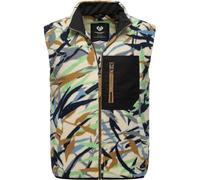 Ragwear modische Herren Fleece-Weste leichte Fleecejacke mit hohem Kragen und Brusttasche Collsy Vest Brown Sugar Gr. XL