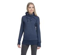 Ragwear NESKA Damen Frauen Kapuzenpulli,Kapuzenpullover,Hoodie,Stehkragen,warm,Seitentaschen,Blau,S